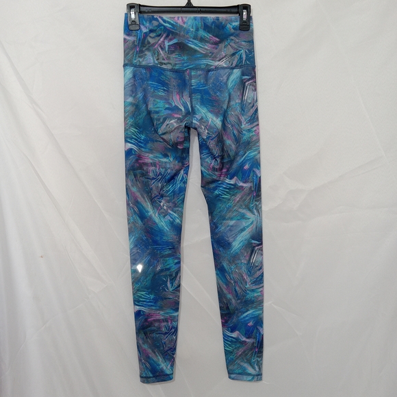 Ivivva By Lululemon Girls Leggings Size 14 EUC Muticolor Brushed Pattern - Picture 5 of 9